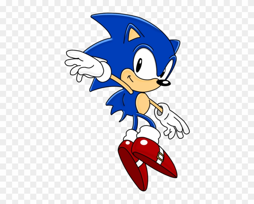 Free: Sonic - Classic Sonic The Hedgehog Png 