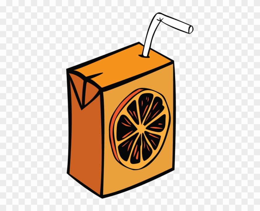 Orange Juice Box - Juice Clipart #1028692