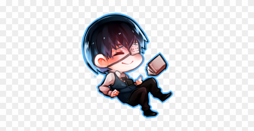 Uso Dayo , Thank You Blurry Pictures Of Mike Wazowski - Kaneki Ken Chibi Png #1028811