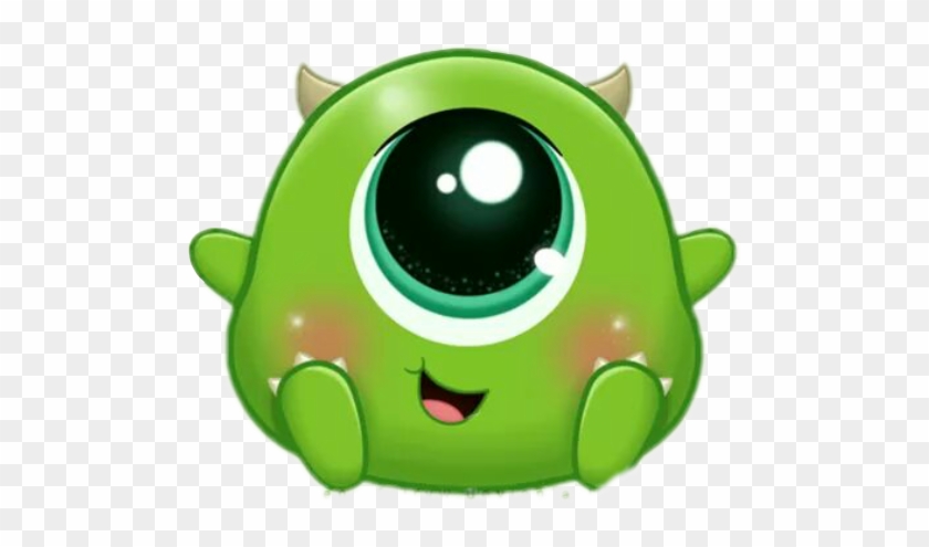 Cute Kawaii Animals Animal Mikewazowski Monstrossa - Monster Inc Baby Mike #1028813