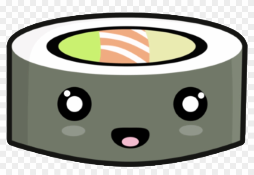 Kawaii Sushi Fish Algi Japan Rice Face Happy Cute Black - Zazzle Kawaii Sushi Iphone 7 Hülle #1028830