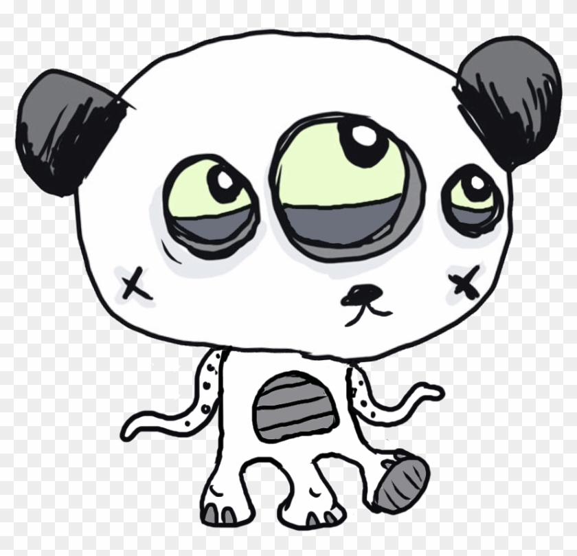 Panda Sticker - Panda Monster Art #1028841