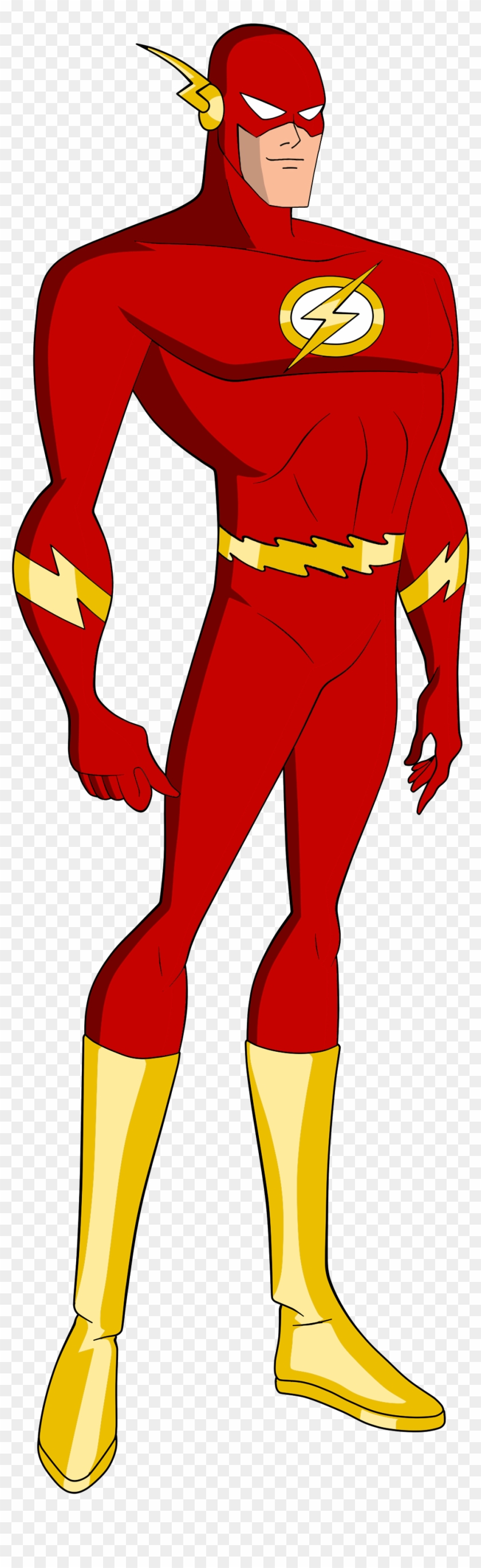 The Flash Bruce Timm Style 2016 Custom By Noahlc - Flash Desenho Animado #1028852