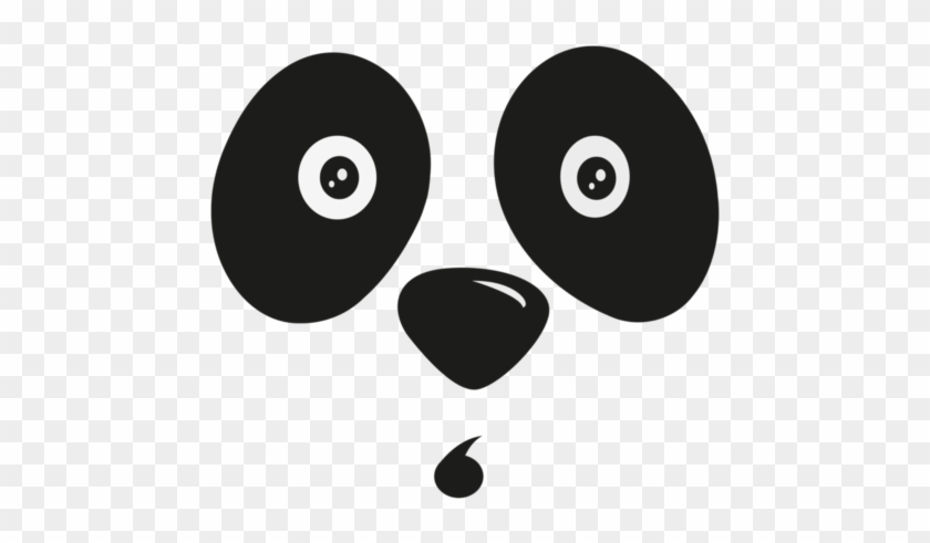 Cute Panda Cartoon Face Download - Giant Panda #1028858