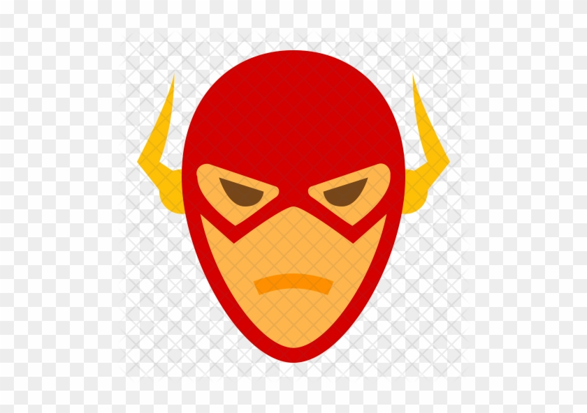 The Flash Head Icon - Flash Head Png #1028901