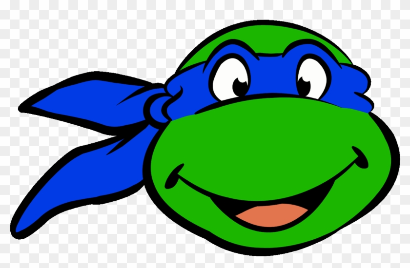 Turtles Ninja Leonardo - Teenage Mutant Ninja Turtle Face #1028902