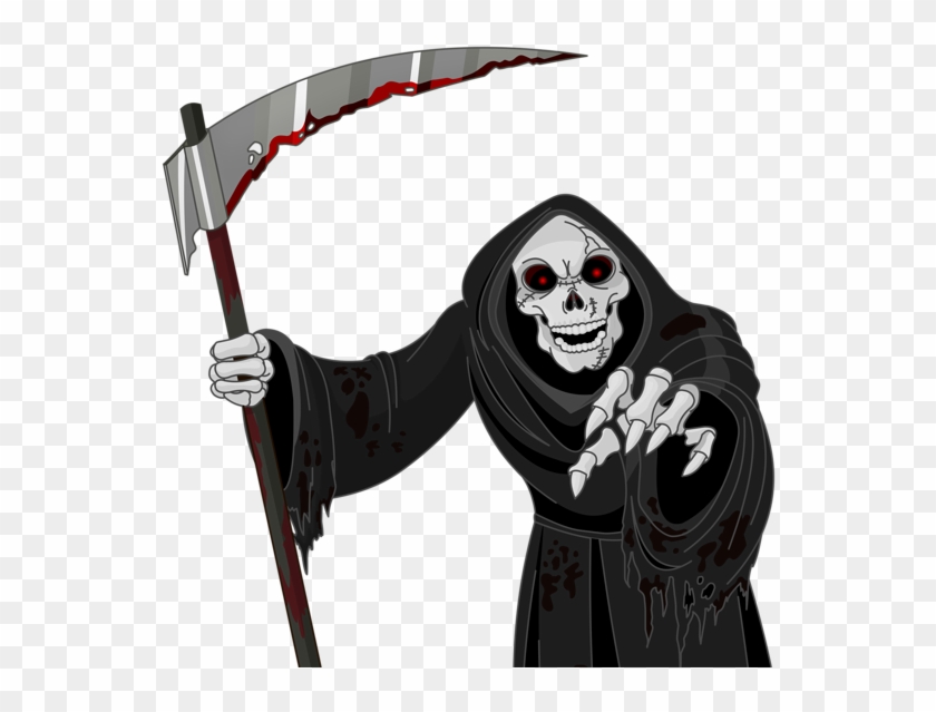 Scary Grim Reaper Png Vector Clipart - Karma's A Bitch And Then You Die #1028978