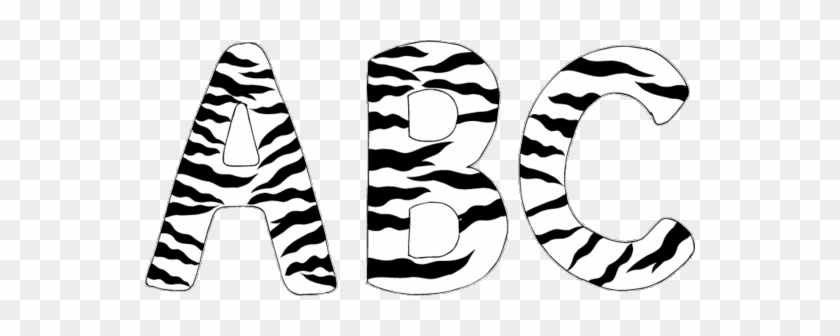 Zebra Letters Printable 9 Wonderful Design Common Worksheets - Zebra Print Letters Printable #1028991