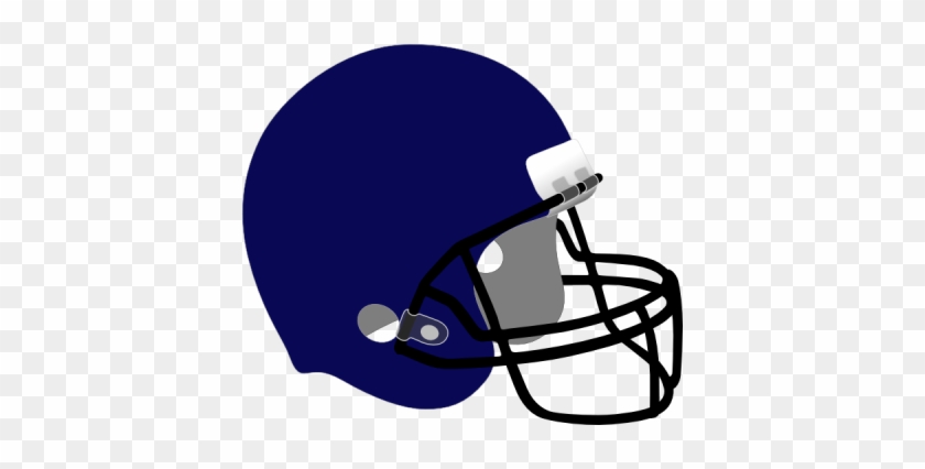 Football Helmet Clip Art Images Free - Dark Blue Football Helmet #1029017