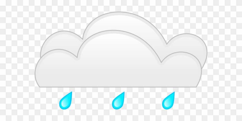 Free Vector Weather Clip Art - Sol Skyer Med Regn Png #1029139