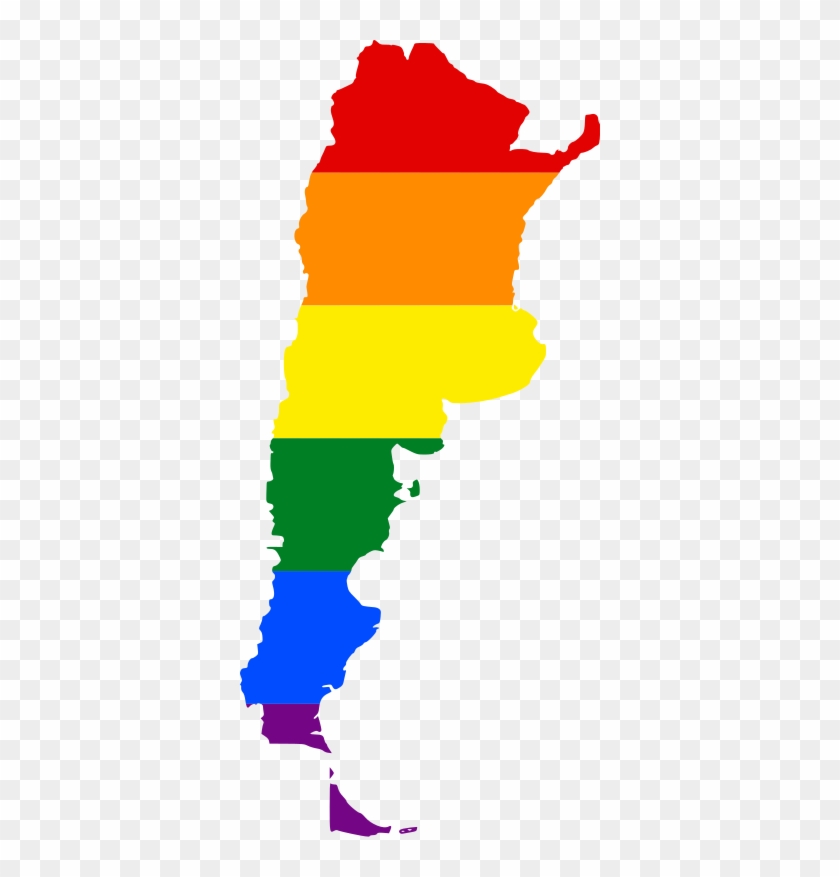 Discrimination Protections - Argentina Map And Flag #1029200