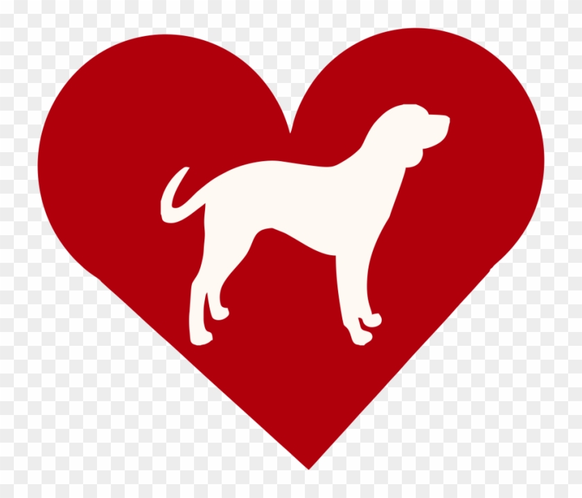 Billy Dog In Heart Outdoor Vinyl Silhouette - Hunting Dog #1029211