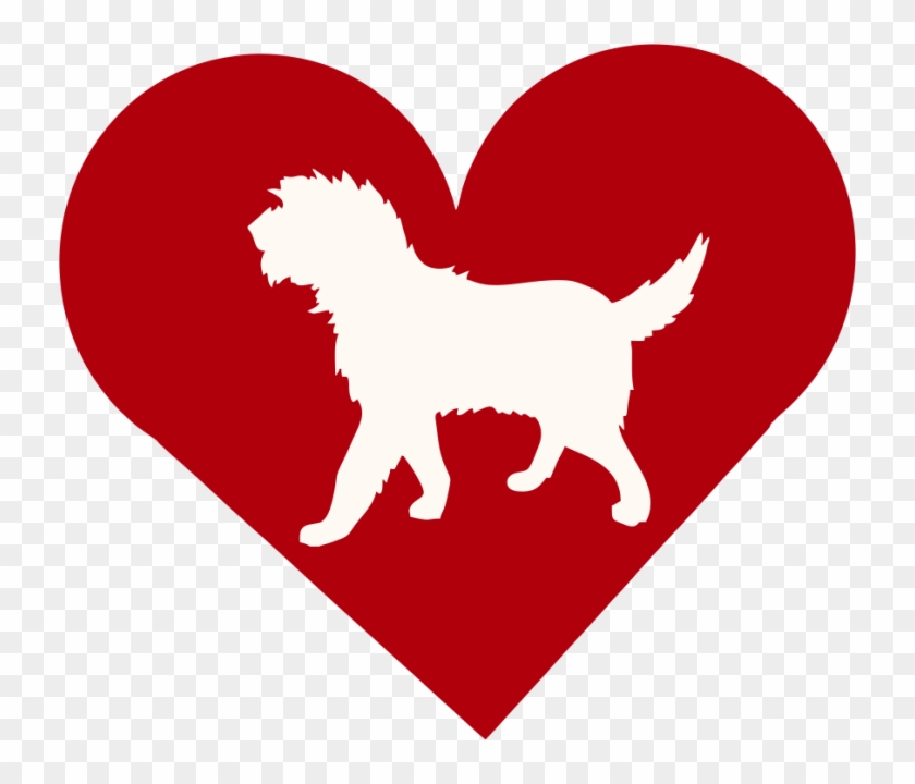 Armant Egyptian Sheepdog In Heart Outdoor Vinyl Silhouette - Tulisan I Love You #1029222