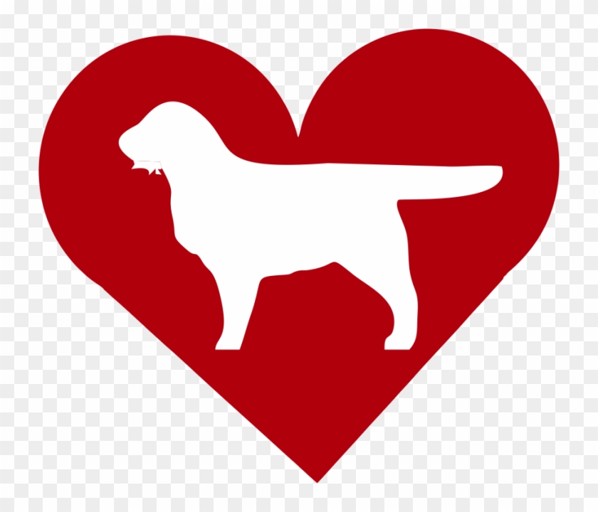 American Water Spaniel In Heart Outdoor Vinyl Silhouette - Ancient Dog Breeds #1029228