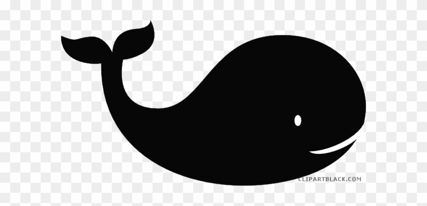 Baby Whale Animal Free Black White Clipart Images Clipartblack - Portable Network Graphics #1029284