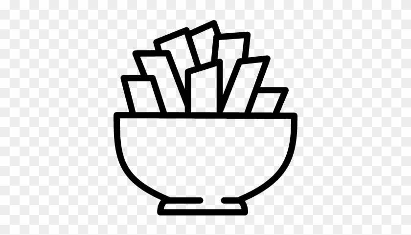 Bowl Of Noodles Vector - Noodle #1029346