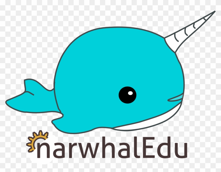 Drawn Narwhal Transparent - Mit Mascot #1029400