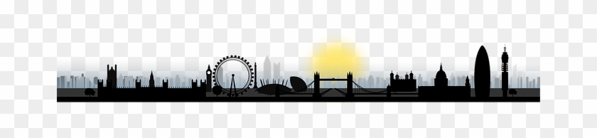 London Silhouette Skyline City London Lond - London City Skyline Vector #1029443