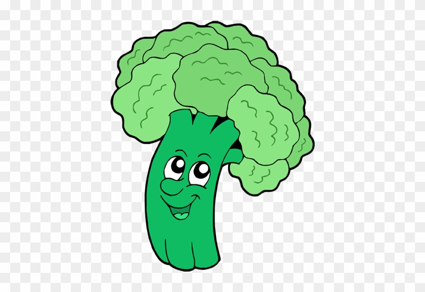 Funny Broccoli - Healthy Food Cartoon #1029514