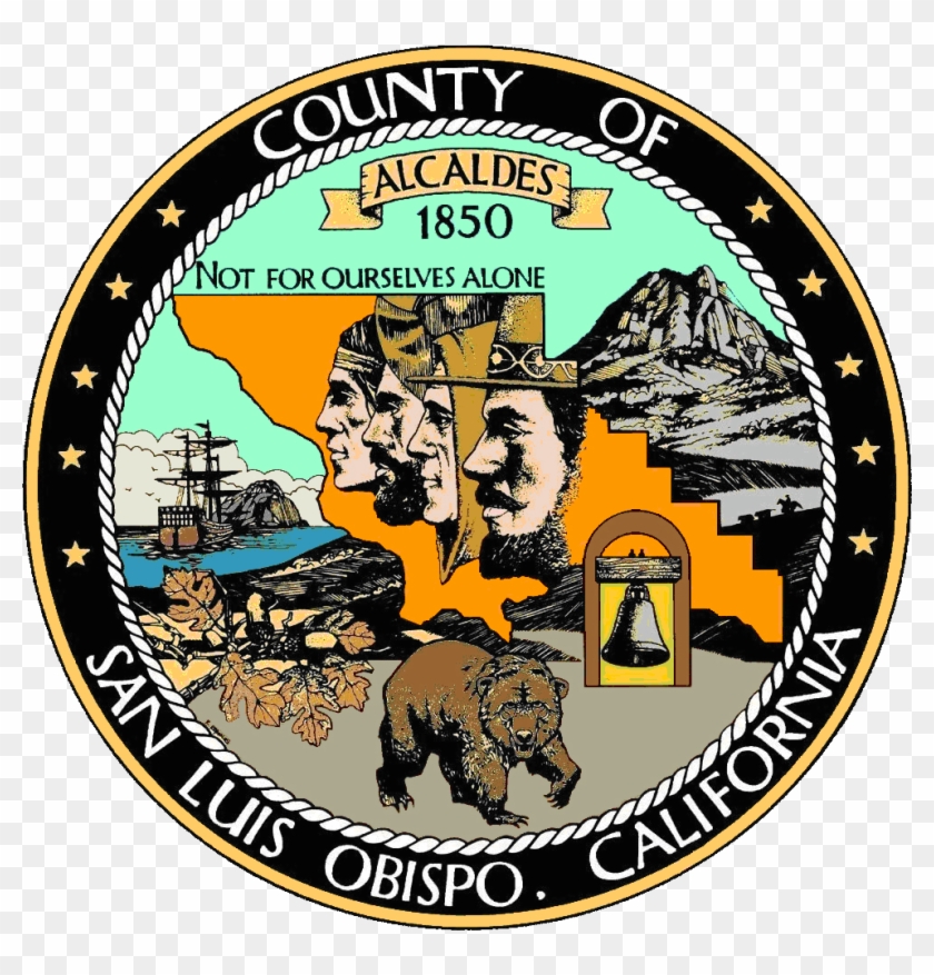 Official Seal Of San Luis Obispo County - San Luis Obispo County Seal #1029533