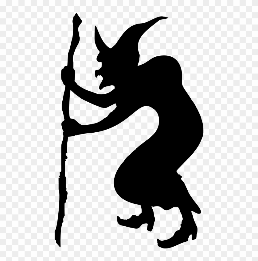 Skull And Keys Emblem Free Halloween 0016 - Witch Shadow #1029534