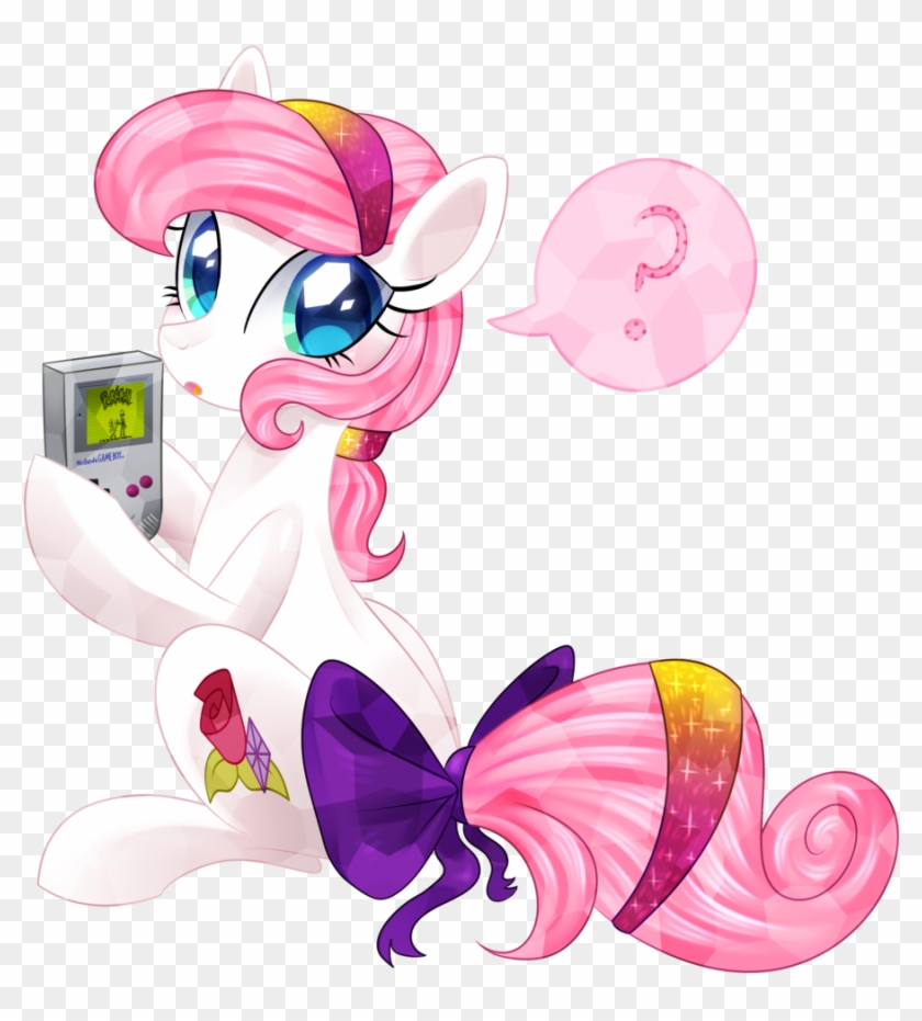 Engibee, Bow, Commission, Crystal Pony, Cute, Female, - Cartoon #1029859