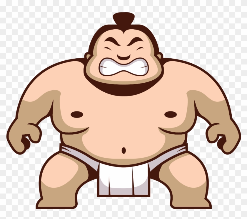 Heavyweight Sumo Wrestler In Japan, Sumo, Japan, Sumo - Sumo Vector #1029905