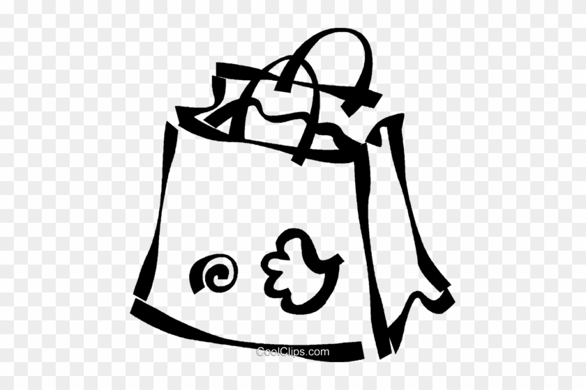 Shopping Bag Royalty Free Vector Clip Art Illustration - Shopping Bag Royalty Free Vector Clip Art Illustration #1029924
