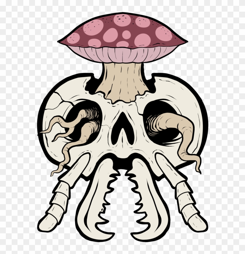 Cordyceps Skull By Scythemantis - Cordyceps Cartoon #1029964