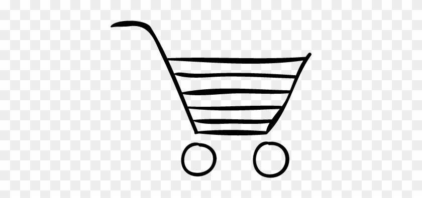 Shopping Cart Sketch Vector - Shopping Cart Sketch Icon #1029965