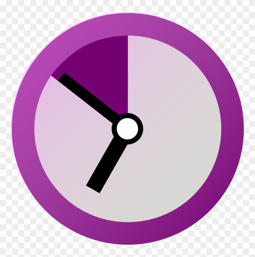 Pictogram Voting Wait Violet - Clock Pictogram #1030064