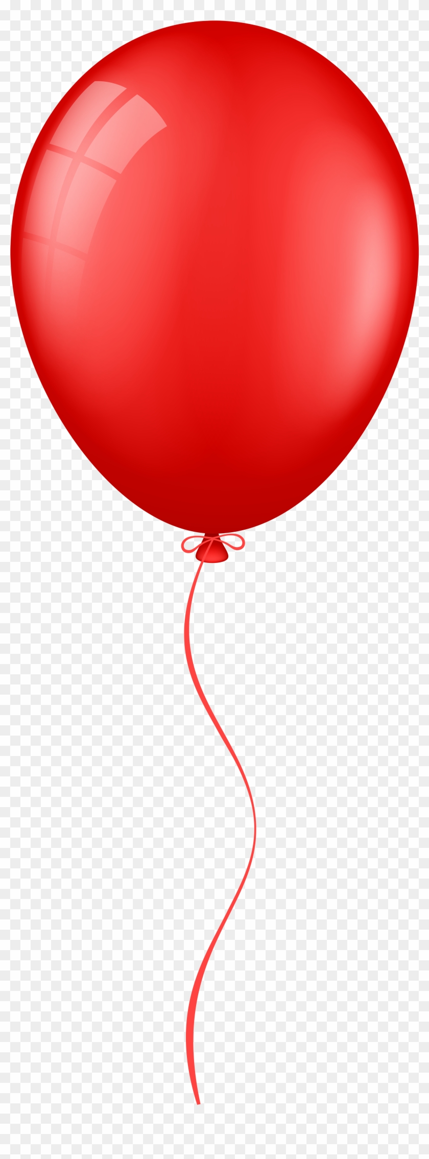 Red Balloon Png Clip Art - Red Balloon Transparent Background #1030117