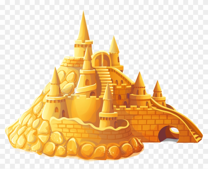 Transparent Sand Castle Png Clipart - Summer Clipart Transparent Background #1030200