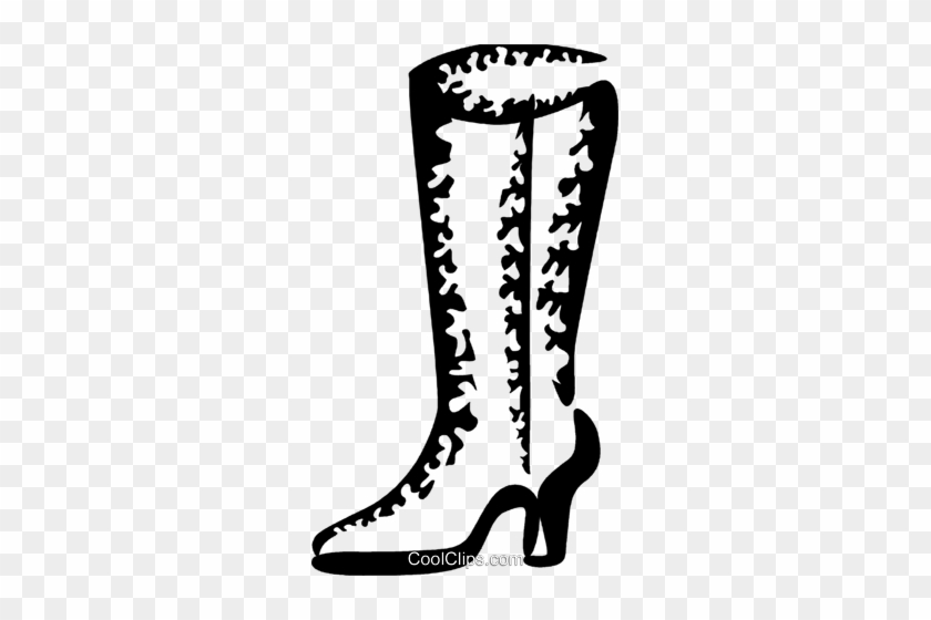 Ladies Boots Royalty Free Vector Clip Art Illustration - Ladies Boots Royalty Free Vector Clip Art Illustration #1030197