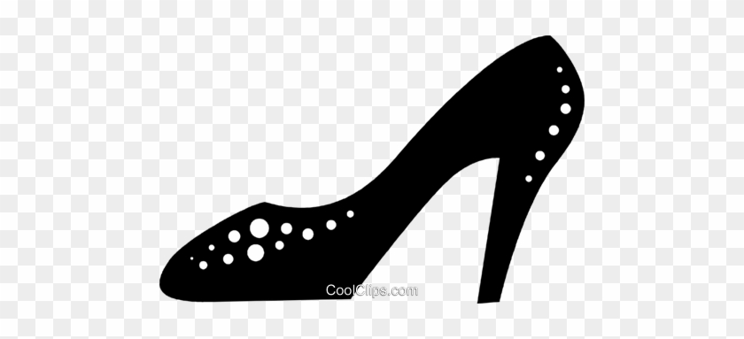 Ladies Dress Shoe Royalty Free Vector Clip Art Illustration - Calcado Vetor Png #1030201