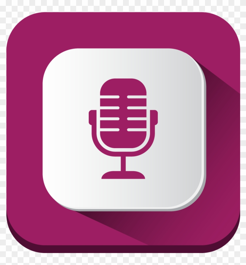 Microphone Icon - Icone Musica Png Pink #1030448