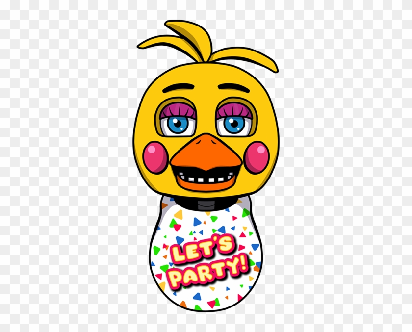Toy Chica Head By Kaizerin - Fnaf Toy Chica Head #1030484