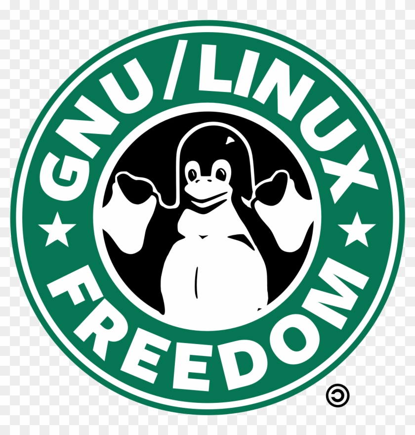 Frappacino Starbucks Logo Clipart - Tux Linux Png #1030522