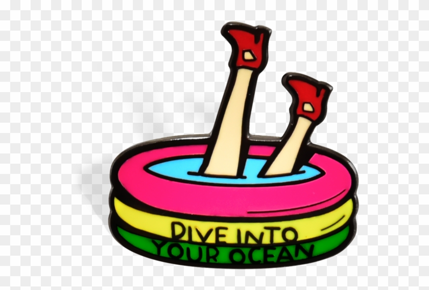 Dive Into Your Ocean Pin - Existentialism #1030544