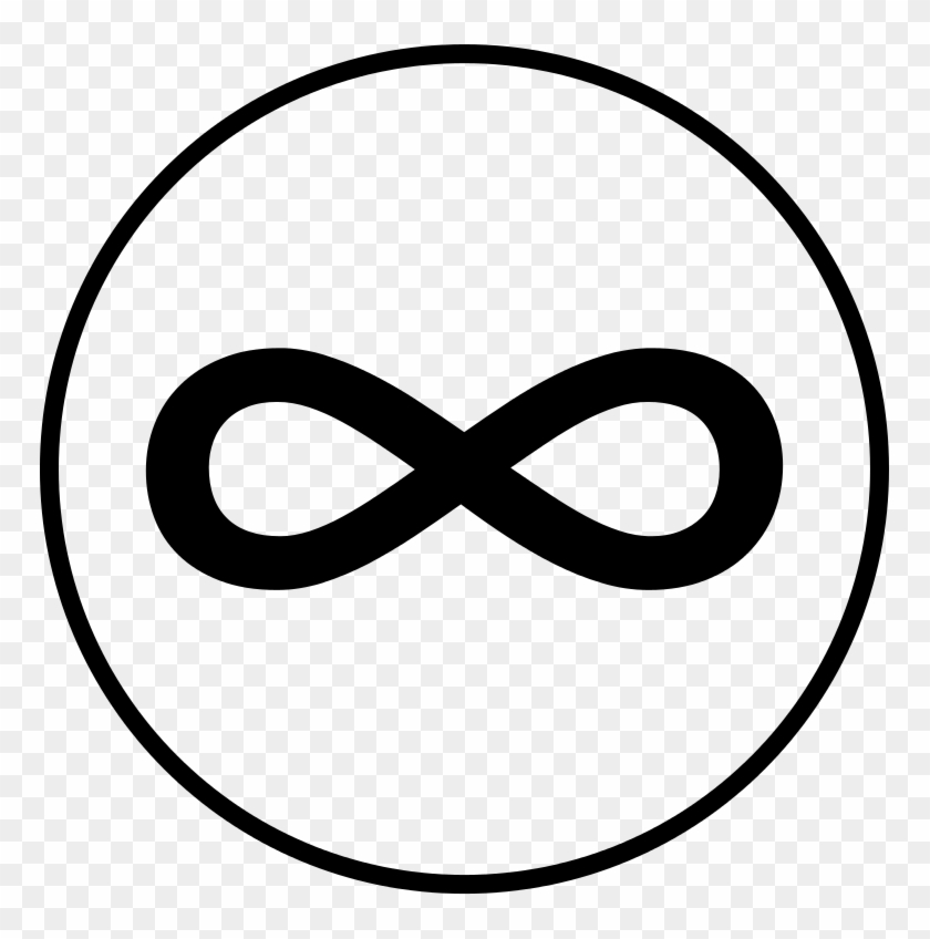 Infinity In Circle - Infinity Symbol In A Circle #1030565