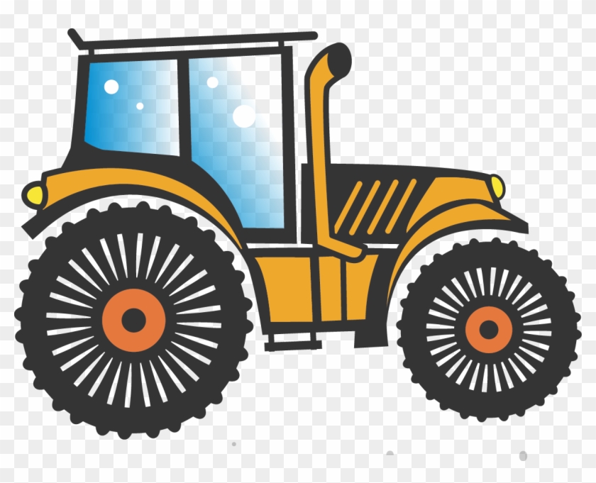 Tractor Car Clip Art - Clip Art #1030571