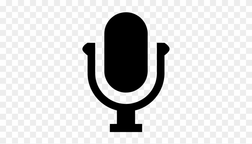 Voice Microphone Symbol Vector - Microphone Logo #1030712