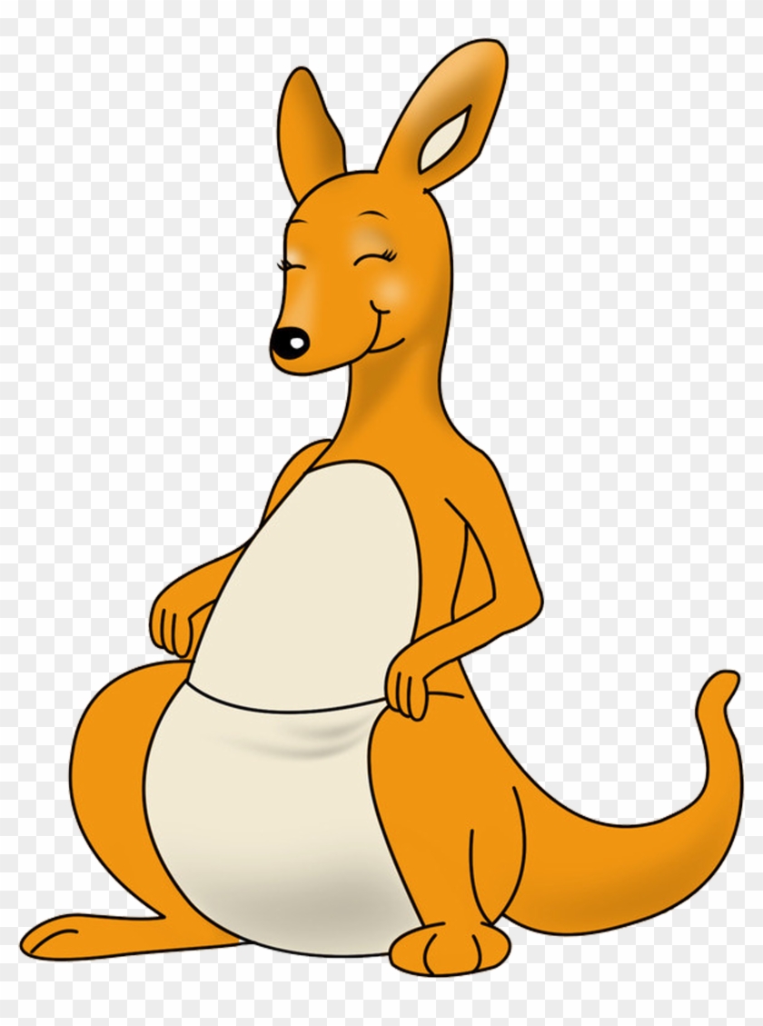 Kangaroo Australia Cartoon Clip Art - Cartoon Kangaroo Png #1030773