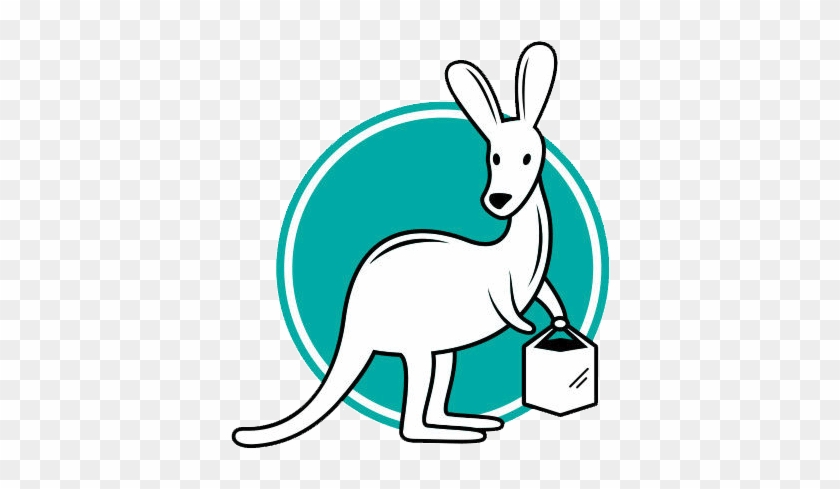 Click The Kangaroo To Find Out If We Deliver Near You - Food Start Up Logos #1030803