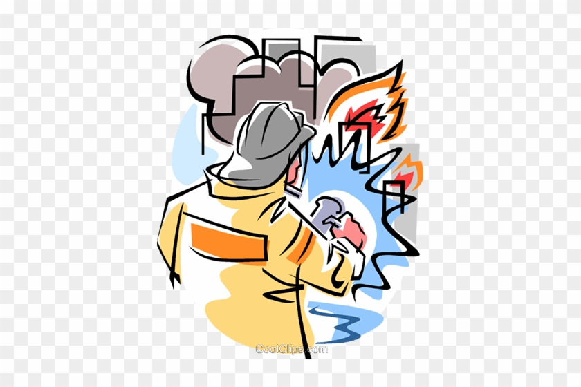 Feuerwehrmann Vektor Clipart Bild - Feuerwehrmann Vektor Clipart Bild #1030854