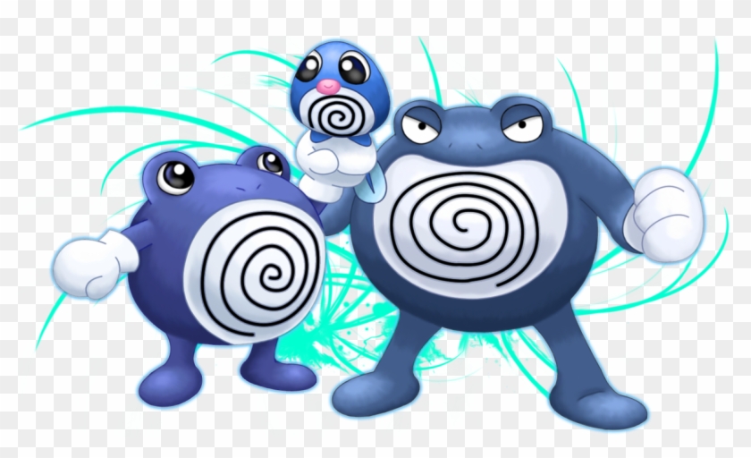 60 Poliwag Poliwag Resembles A Blue, Spherical Tadpole - Evolved Form Of Poliwag #1030858