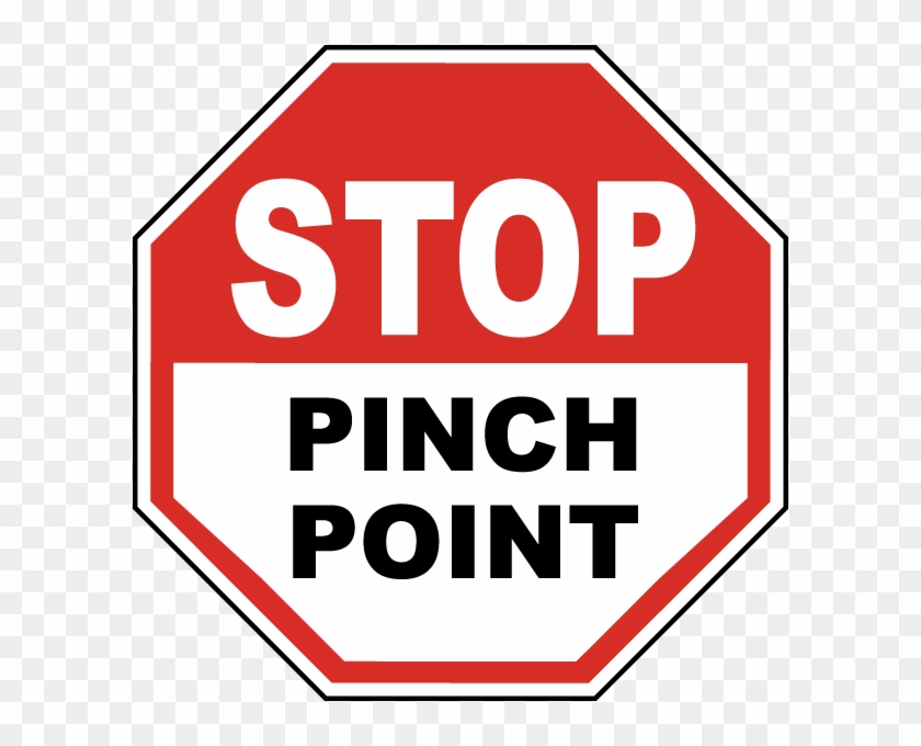 Stop Pinch Point Label - Plataforma De Afectados Por La Hipoteca #1030874