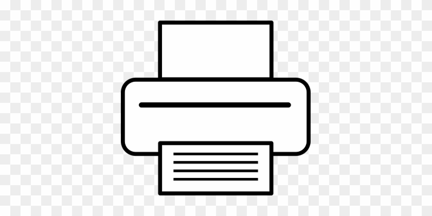 Printer Paper Peripheral Print Equipment T - Printer Clipart #1030893