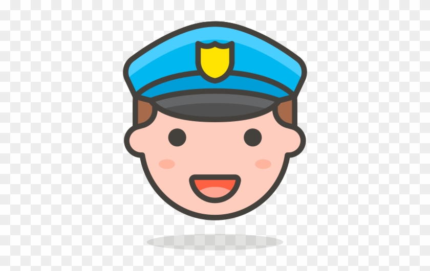 Man, Police, Officer Icon - Cartoon #1030910