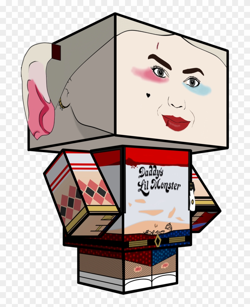 Click To See Printable Version Of Harley Quinn Paper - Suicide Squad Harley Quinn Papercraft #1030924